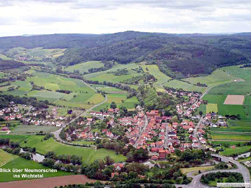 Blick über Neumorschen -> Wichte