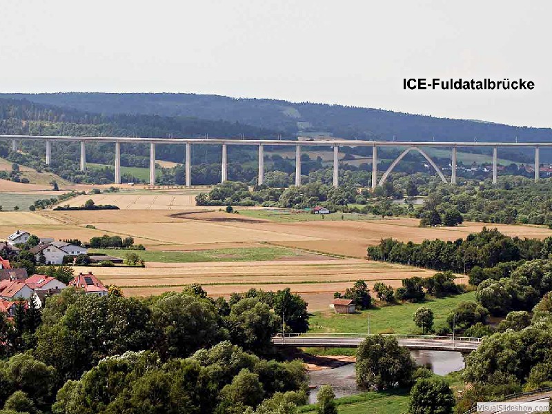 Fuldatal mit ICE-Bruecke